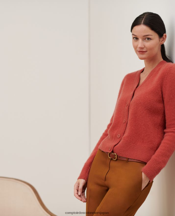 衣類 カシミアカーディガン 8830 16 レッド Comptoir Des Cotonniers B66468T110